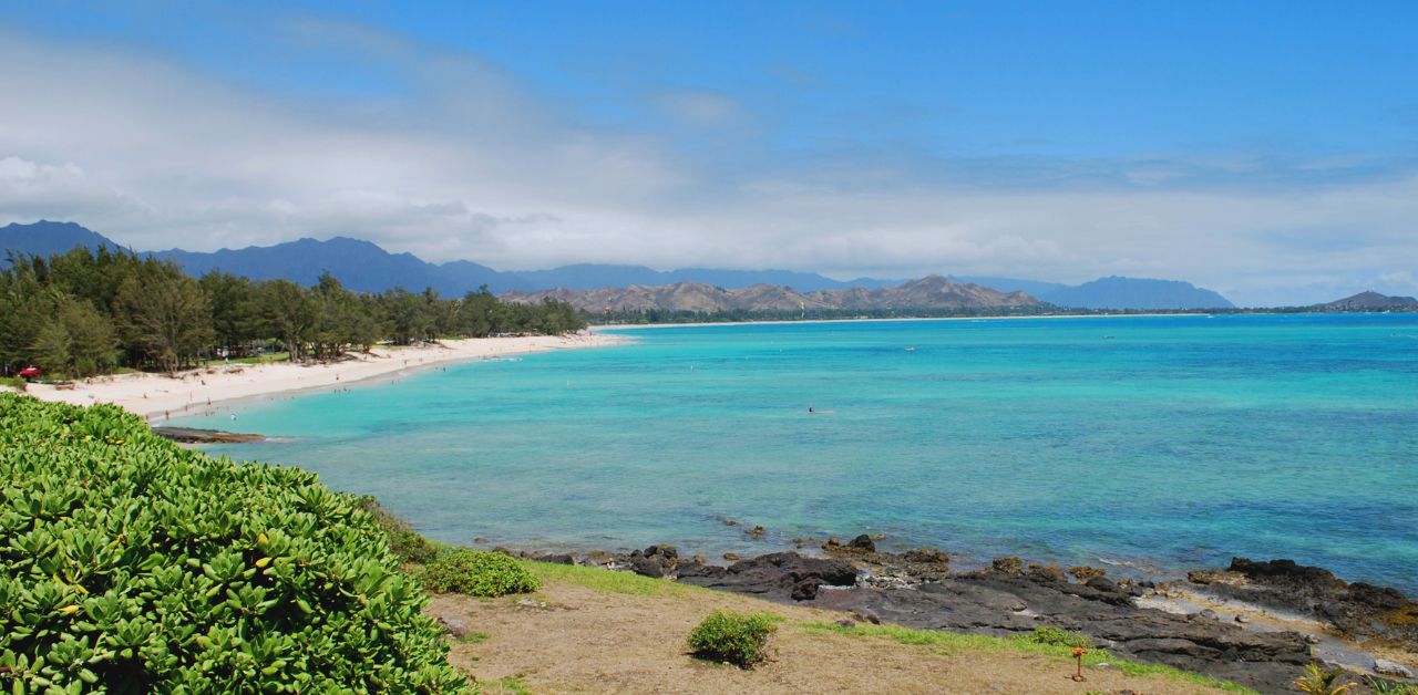 alt="super cheap flight Vacation in Kailua beach Hawaii in October 2024"