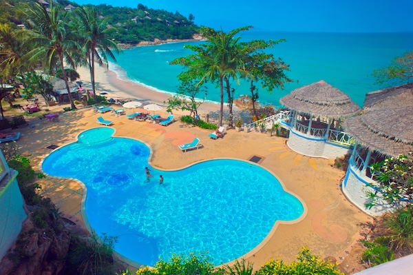 alt="the bay Samui beach resort pool 1 Koh Samui Thailand Hotel Deal"